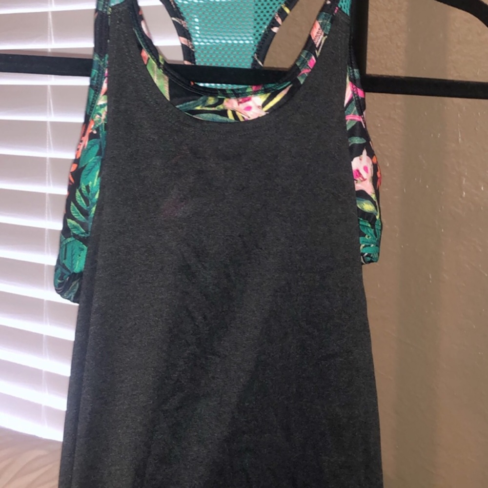 Tank Top with Sports Bra Attached